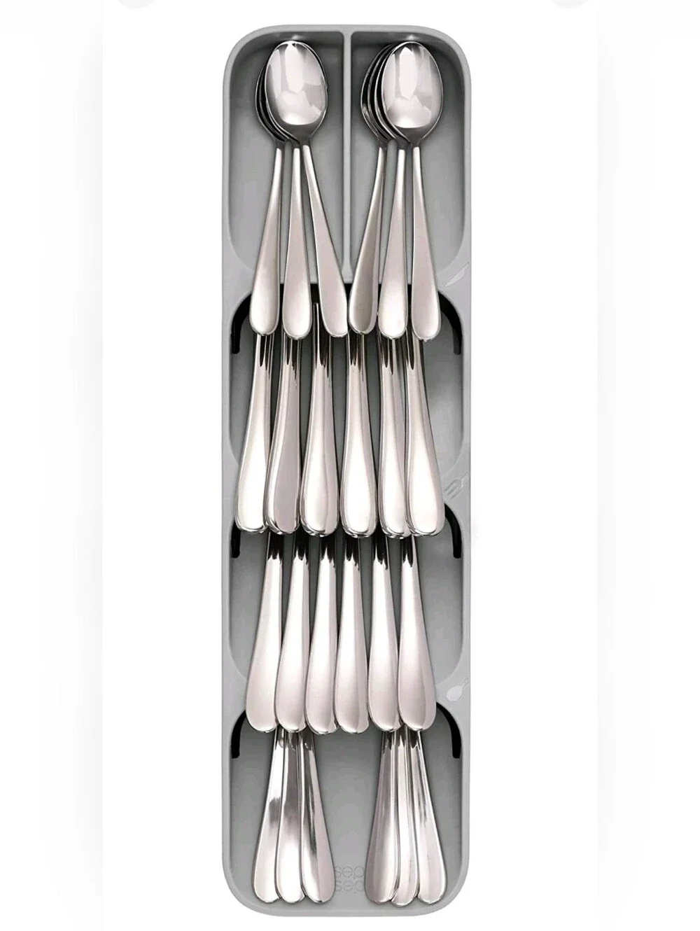 Lot of 2 Joseph Joseph Kitchen Drawer Organizer Tray for Cutlery and Kniv Used